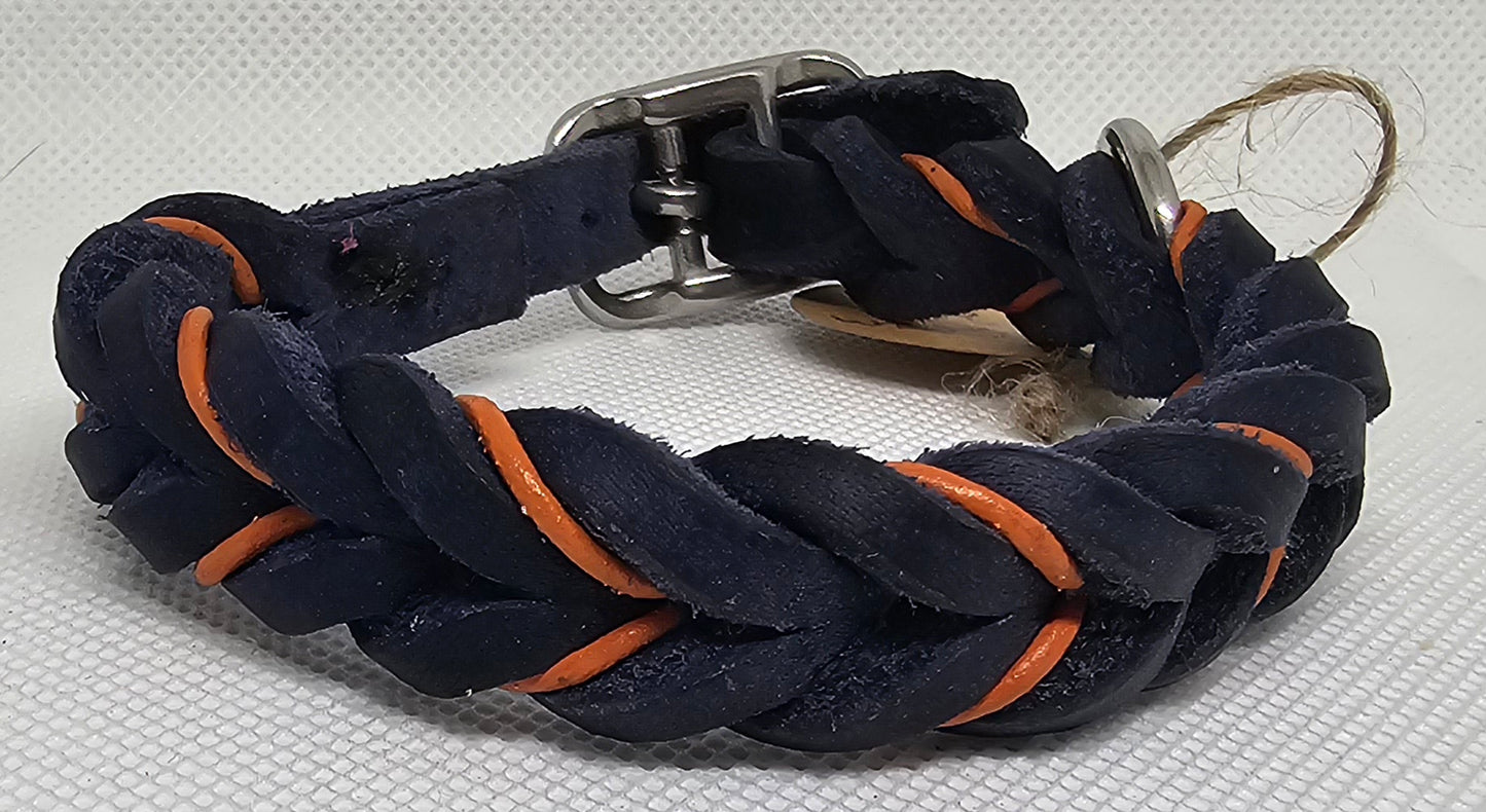 Geflochtene Sofortkauf Fettleder Halsbänder