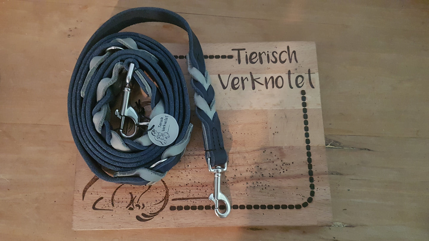 Individuelle Leine aus Fettleder