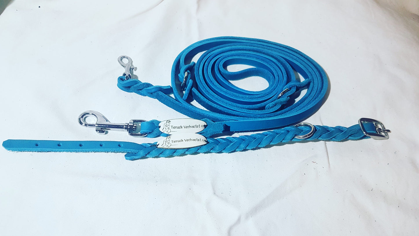 Individuelle Leine aus Fettleder